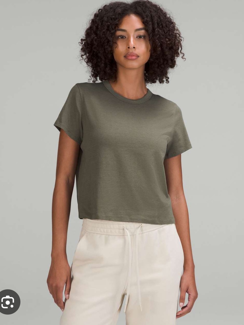 lululemon classic fit cotton blend tee